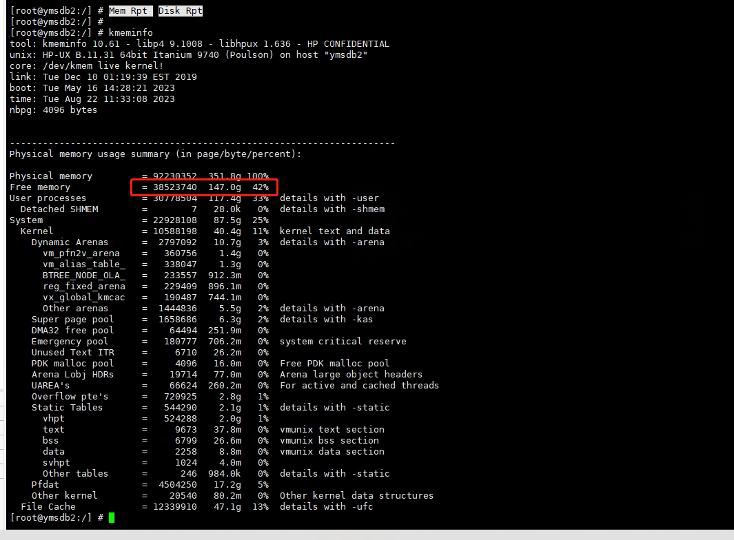 AnyBackup - HPUX 环境系统空闲内存充足，Oracle 数据库定时备份发起立即失败，执行输出提示 _申请读_写通道失败，原因：当前系统内存不足，无，AnyBackup在HPUX环境下进行Oracle数据库定时备份时遇到内存不足问题
